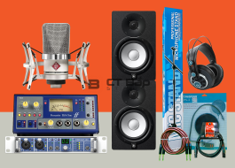 Combo Soundcard RME FF400, Micro TLM102, Preamp ISA ONE, Loa HS7, Tai nghe AKG K240 MK2