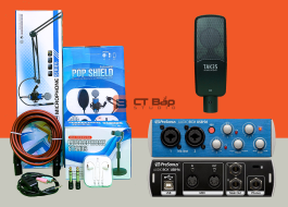 Combo Soundcard Audiobox USB 96, Micro TAK35 | PC Live