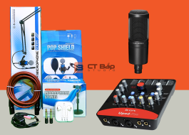 Combo Soundcard iCON Upod Pro, Micro AT2020 | PC Live