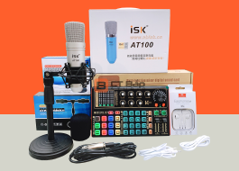 Combo Soundcard K300 2021, Micro ISK AT100 | Mobile Live