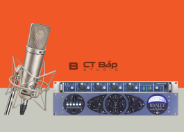 Combo Soundcard RME FF800, Micro U87AI, Preamp MANLEY CORE, Loa MSP7 STUDIO, Tai nghe AKG K240 MK2