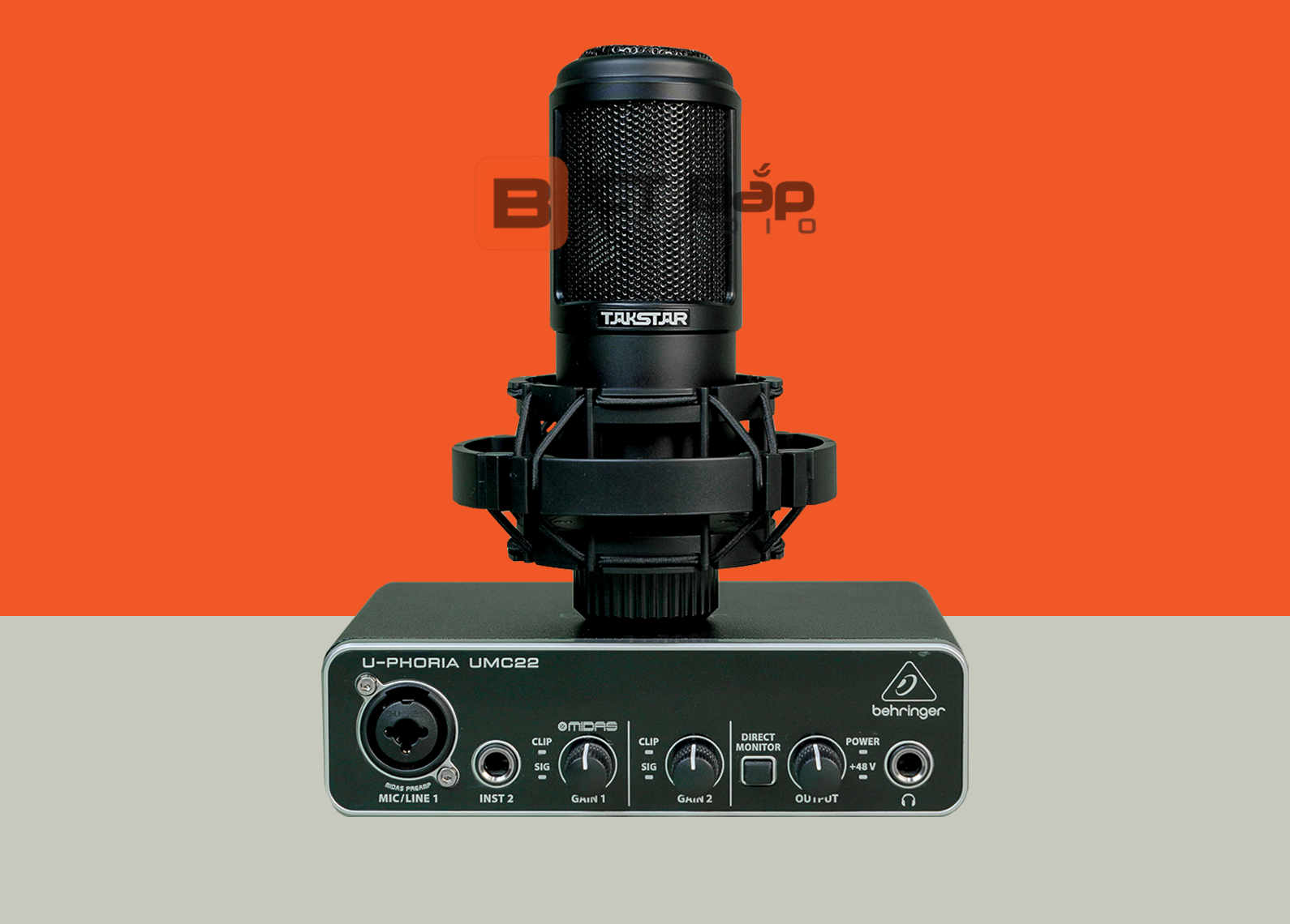 Combo Micro PC-K320, Soundcard Đức UMC22, Pro Tools Thu Âm
